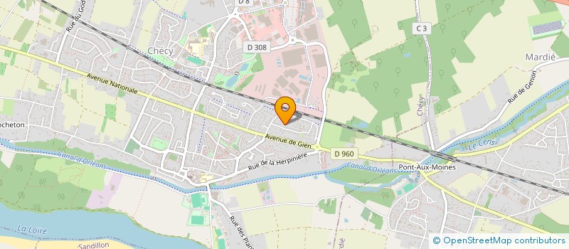 localisation de l'entreprise ALADIN  CHECY