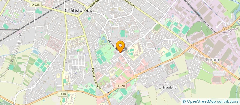 localisation de l'entreprise ALADIN à CHATEAUROUX