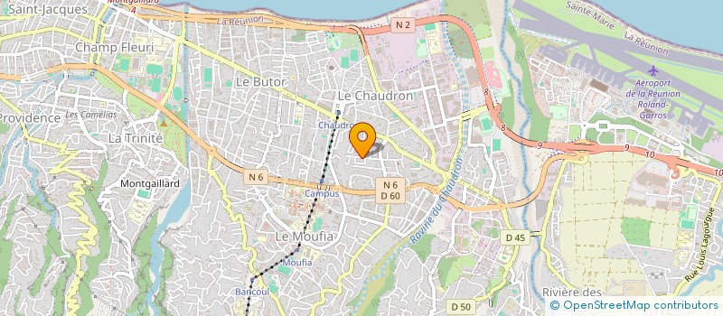 localisation de l'entreprise ALADIN à SAINT-DENIS
