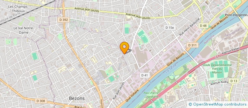 localisation de l'entreprise ALADIN à ARGENTEUIL