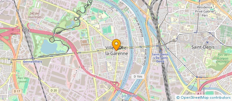 localisation de l'entreprise ALADIN DRIVE à VILLENEUVE-LA-GARENNE