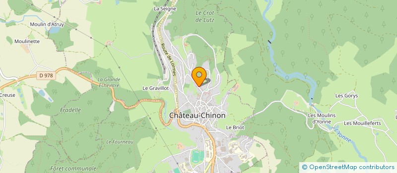 localisation de l'entreprise ALADZHOV BOIS  CHATEAU-CHINON (VILLE)