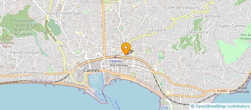 localisation de l'entreprise ALAE à CANNES