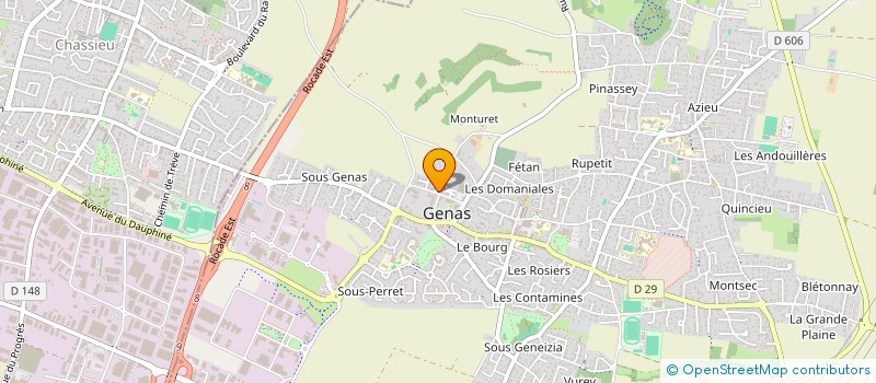 localisation de l'entreprise ALAE  GENAS