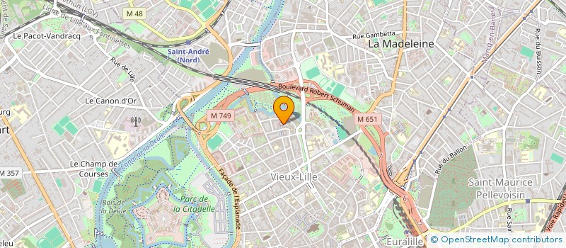 localisation de l'entreprise ALAEA à LILLE
