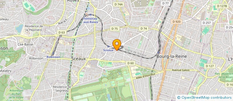 localisation de l'entreprise ALAEM à SCEAUX