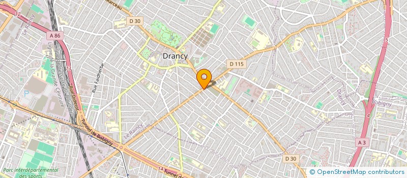 localisation de l'entreprise ALAGOZ à DRANCY