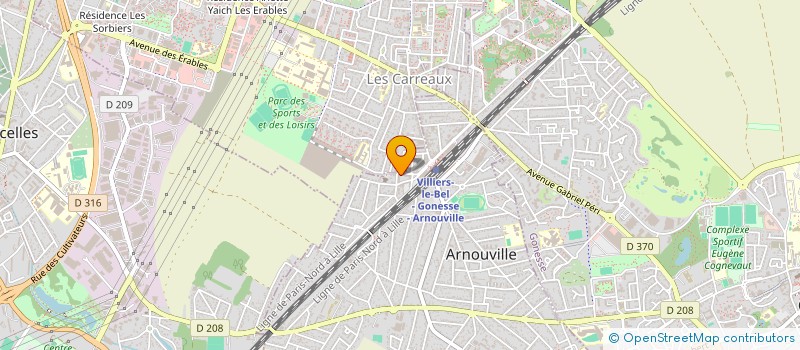 localisation de l'entreprise ALAGOZ LMNP  ARNOUVILLE