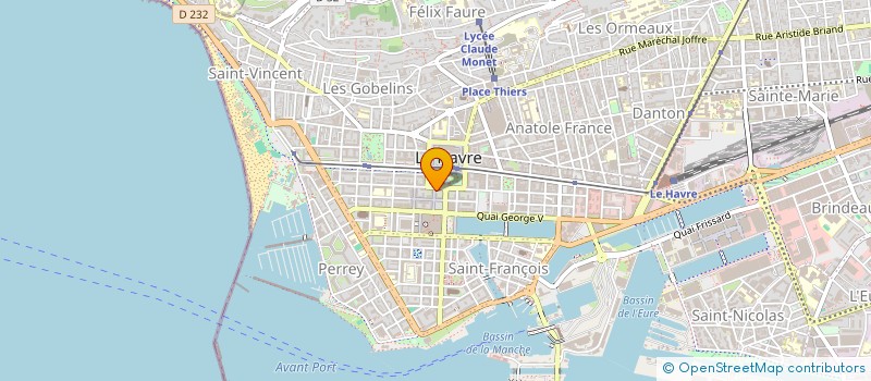 localisation de l'entreprise ALAI à LE HAVRE