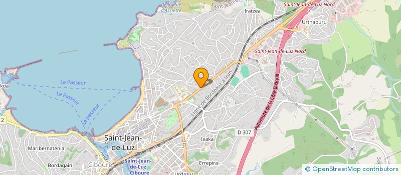 localisation de l'entreprise ALAIA  SAINT-JEAN-DE-LUZ