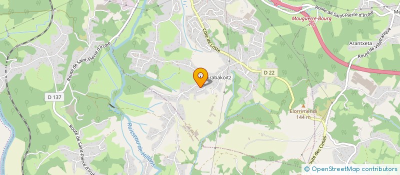 localisation de l'entreprise ALAIA  SAINT-PIERRE-D'IRUBE