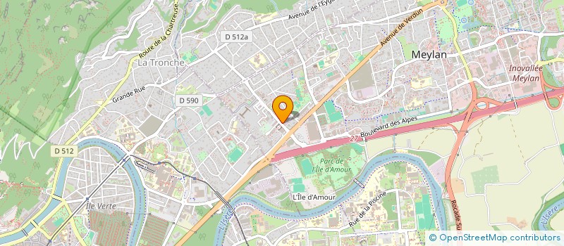 localisation de l'entreprise ALAIMO à MEYLAN