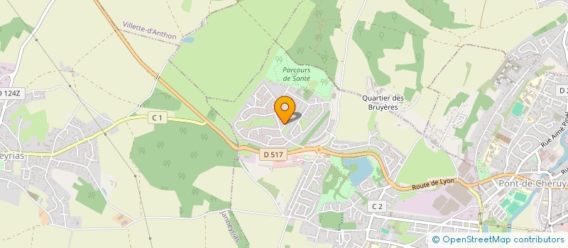 localisation de l'entreprise ALAIMO IMMOBILIER  CHARVIEU-CHAVAGNEUX