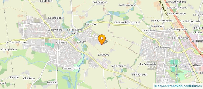 localisation de l'entreprise ALAIN  GEVEZE