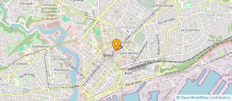 localisation de l'entreprise ALAIN 87 à BREST