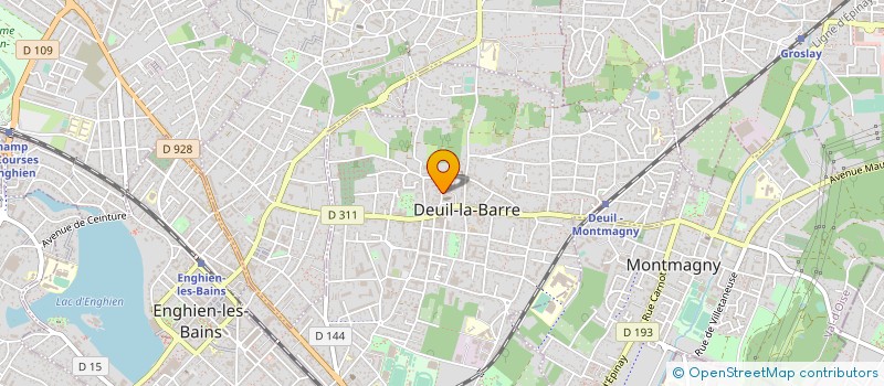 localisation de l'entreprise ALAIN 95 à DEUIL-LA-BARRE