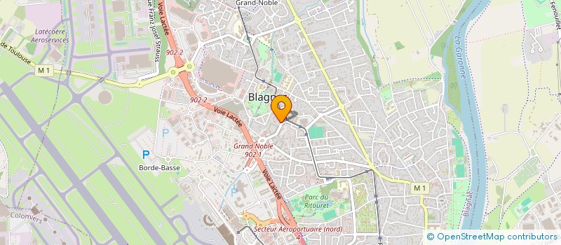 localisation de l'entreprise ALAIN ABELANET à BLAGNAC