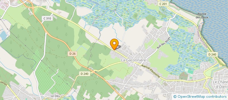 localisation de l'entreprise ALAIN ALES ET ASSOCIES  LE CHATEAU-D'OLERON