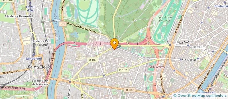 localisation de l'entreprise ALAIN BAUER IMMOBILIER à BOULOGNE-BILLANCOURT