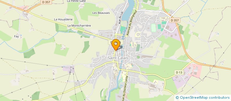 localisation de l'entreprise ALAIN BEASLAY SOCIETE MIXTE  SAINT-CALAIS