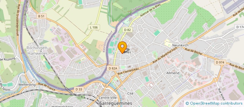 localisation de l'entreprise ALAIN BEHR CONSULTANT à SARREGUEMINES