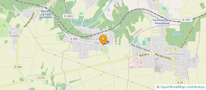 localisation de l'entreprise ALAIN BENOIST à LA CELLE-SUR-MORIN