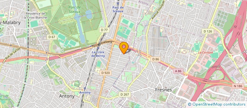 localisation de l'entreprise ALAIN BERGHEAUD QUALITE CONSEIL à ANTONY