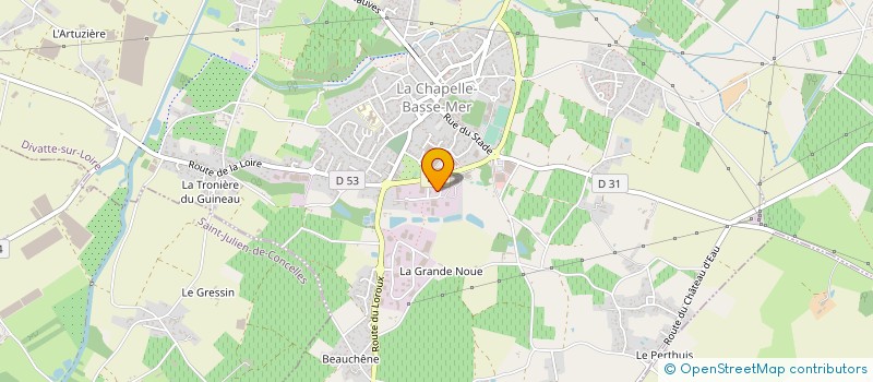 localisation de l'entreprise ALAIN BETEAU à DIVATTE-SUR-LOIRE
