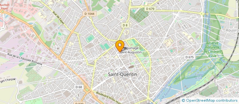 localisation de l'entreprise ALAIN BLANGY IMPRESSION  SAINT-QUENTIN