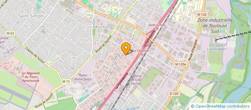 localisation de l'entreprise ALAIN BONADEI à TOULOUSE