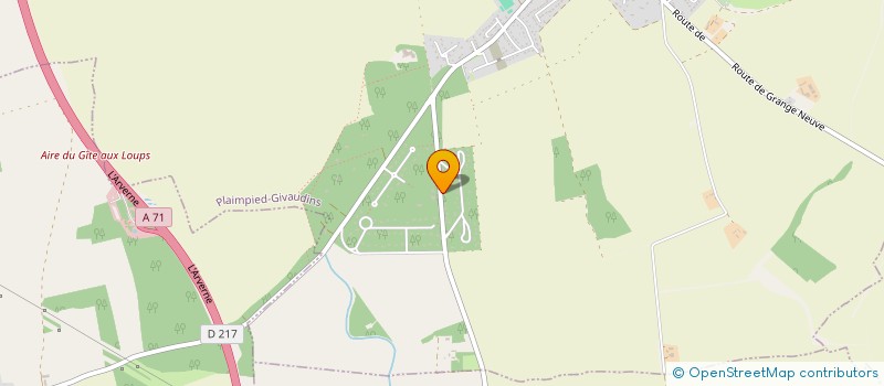 localisation de l'entreprise ALAIN BONNEAU  PLAIMPIED-GIVAUDINS