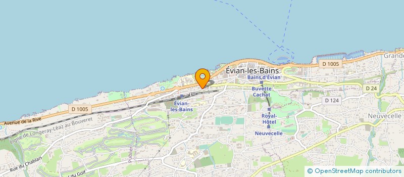 localisation de l'entreprise ALAIN BORDET à EVIAN-LES-BAINS