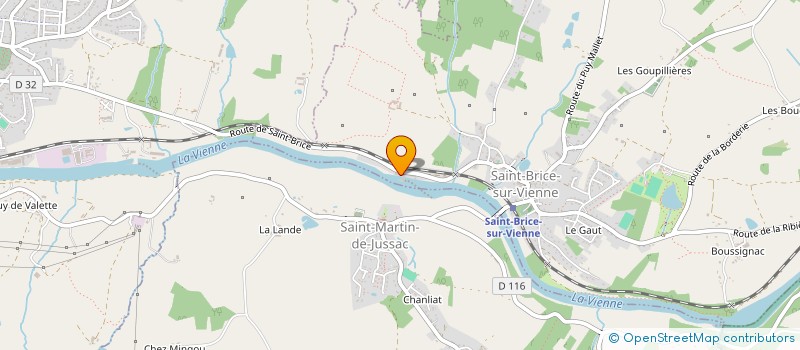 localisation de l'entreprise ALAIN BOUNY  SAINT-BRICE-SUR-VIENNE