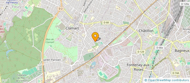 localisation de l'entreprise ALAIN BRION SARL à CLAMART