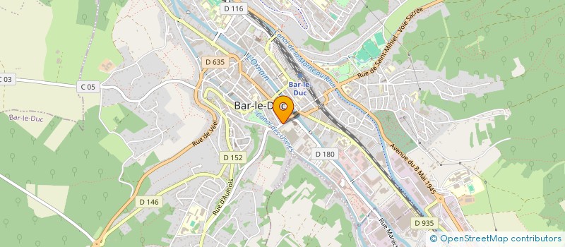 localisation de l'entreprise ALAIN CEREDA à BAR-LE-DUC