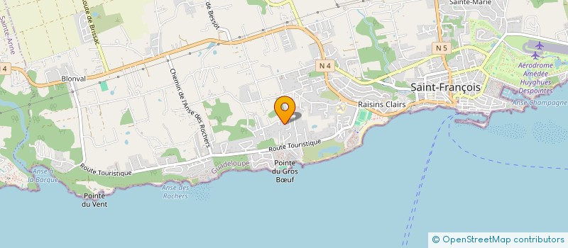 localisation de l'entreprise ALAIN CHARRIER  SAINT-FRANCOIS