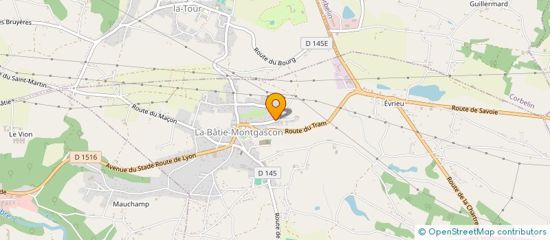 localisation de l'entreprise ALAIN CHATELAIN ET ASSOCIES  LA BATIE-MONTGASCON