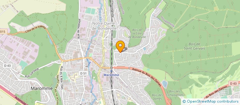 localisation de l'entreprise ALAIN CHATELET INFORMATIQUE à NOTRE-DAME-DE-BONDEVILLE