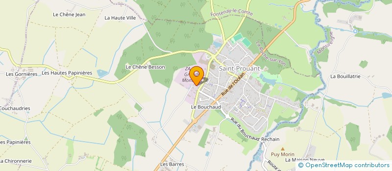 localisation de l'entreprise ALAIN & CO  SAINT-PROUANT