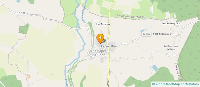 localisation de l'entreprise ALAIN COURZADET CONSULTING  LA CHAPELLE-HUGON