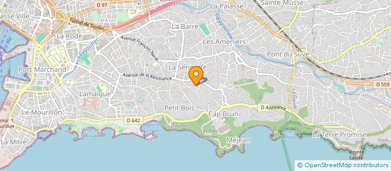 localisation de l'entreprise ALAIN COUTANCE CONSEILS  TOULON