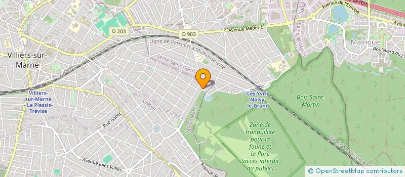 localisation de l'entreprise ALAIN DAMBRUN à VILLIERS-SUR-MARNE