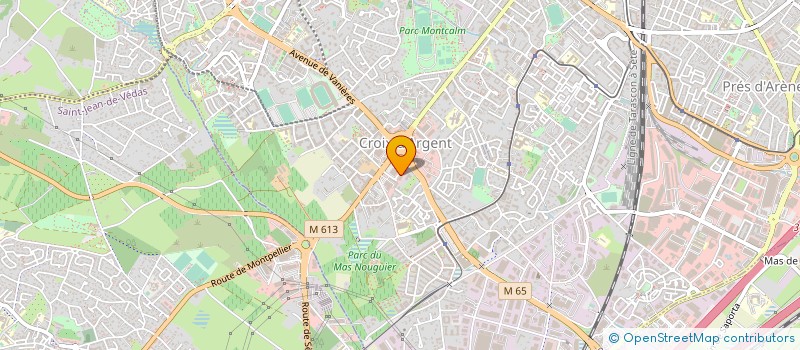 localisation de l'entreprise ALAIN DARRAS  MONTPELLIER