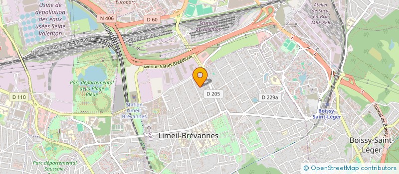 localisation de l'entreprise ALAIN DKO à LIMEIL-BREVANNES