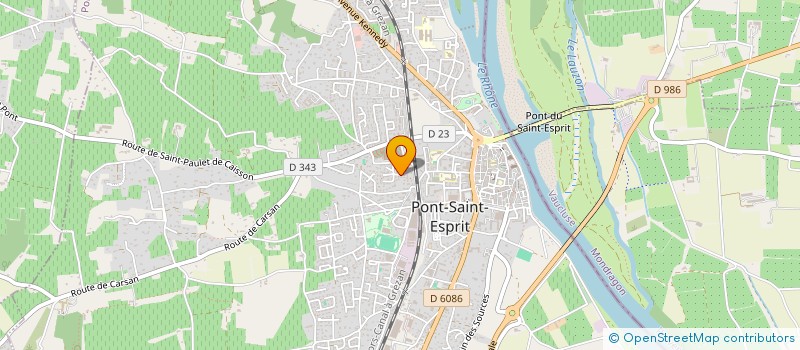 localisation de l'entreprise ALAIN&ELSA  PONT-SAINT-ESPRIT