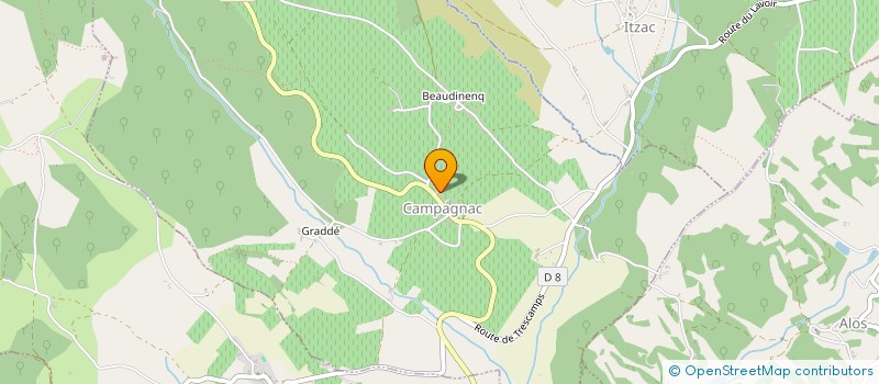 localisation de l'entreprise ALAIN ET CYPRIEN MAROULLE  CAMPAGNAC