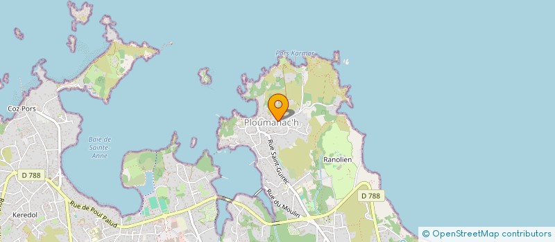 localisation de l'entreprise ALAIN ET GERALDINE FAURE  PERROS-GUIREC