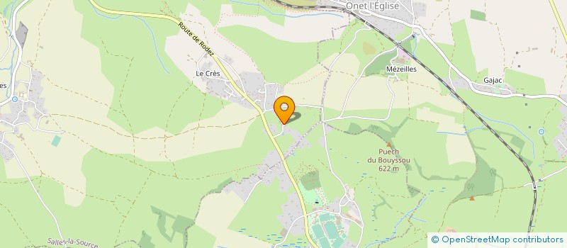 localisation de l'entreprise ALAIN FERAL SARL  SALLES-LA-SOURCE