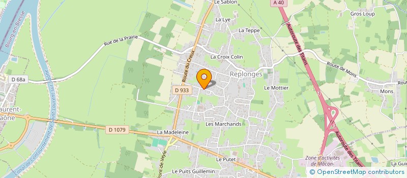 localisation de l'entreprise ALAIN FLORENT MINOTTI à REPLONGES