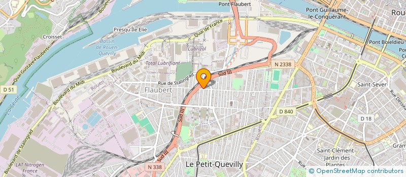 localisation de l'entreprise ALAIN FORET CONSEIL  LE PETIT-QUEVILLY